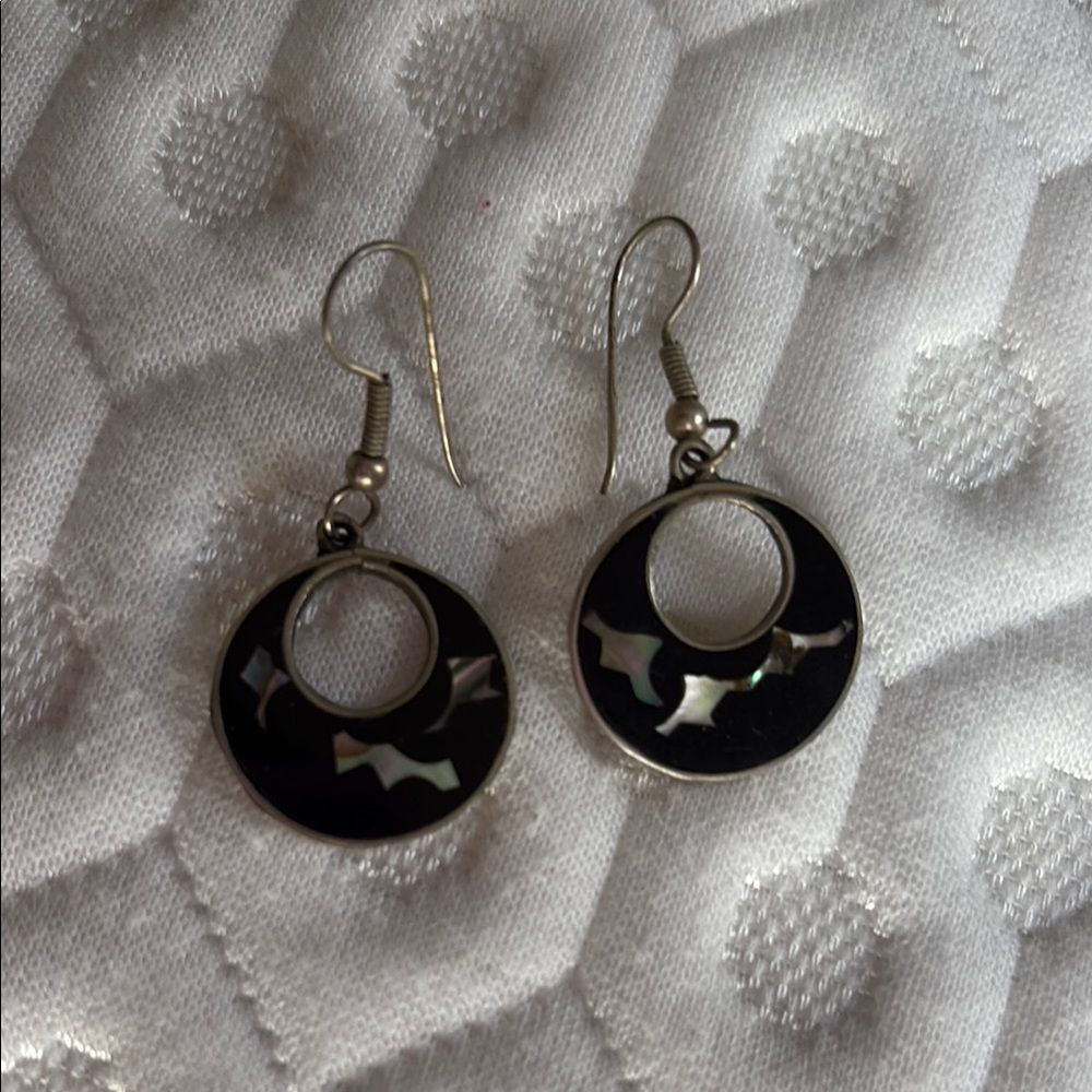 Vintage Black Earrings